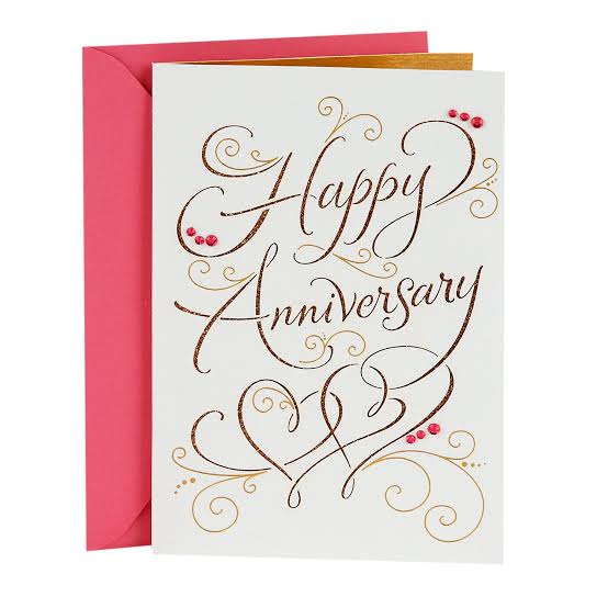 Happy anniversary card